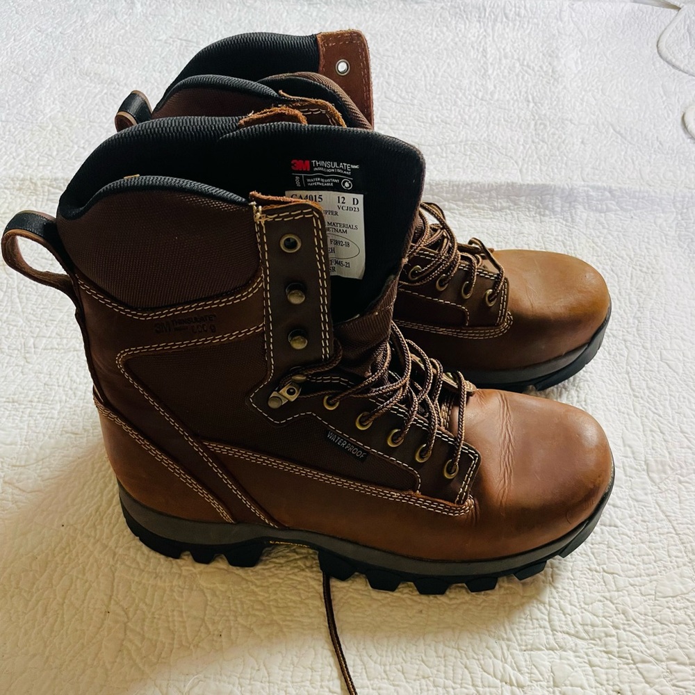 Carolina Sz 12 work boots super warm winter boots